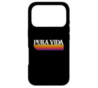 Graphique rétro Pura Vida - Costa Rica Coque pour iPhone 17 Pro
