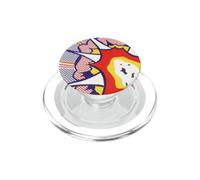 Graphique rétro Roy Lichtenstein Explosion Pop Art PopSockets PopGrip pour MagSafe