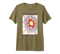 Graphique rétro Roy Lichtenstein Explosion Pop Art T-Shirt Haut de Gamme