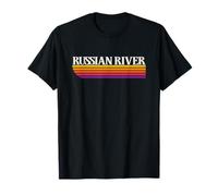 Graphique rétro Russian River Californie - Russian River CA T-Shirt