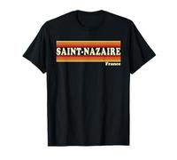 Graphique rétro Vintage Saint-Nazaire France des années 80 T-Shirt