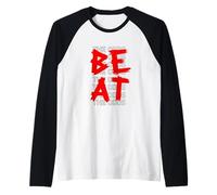 Graphique Rouge Beat The Odds Manche Raglan