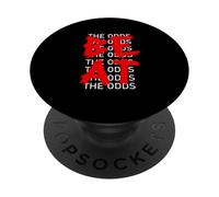 Graphique Rouge Beat The Odds PopSockets PopGrip Adhésif