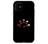 Graphique Rouge Presque sans cœur Coque pour iPhone 11