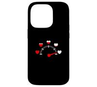 Graphique Rouge Presque sans cœur Coque pour iPhone 14 Pro