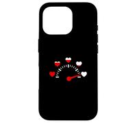 Graphique Rouge Presque sans cœur Coque pour iPhone 16 Pro