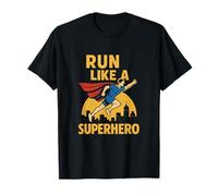 Graphique Run Like a Superhero Caped Runner T-Shirt