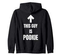 Graphique Sarcastique Amusant « This Guy is Pookie » Vieilli Sweat à Capuche