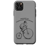 Graphique significatif Tomfoolery Penny-Farthing Bullfrog Coque pour iPhone 11 Pro Max