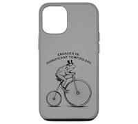Graphique significatif Tomfoolery Penny-Farthing Bullfrog Coque pour iPhone 12/12 Pro