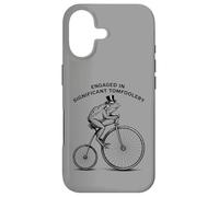 Graphique significatif Tomfoolery Penny-Farthing Bullfrog Coque pour iPhone 17