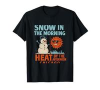 Graphique Snow Heat de Chicago Vintage des années 80 T-Shirt