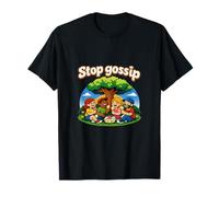 Graphique Social Stop Gossip Local Pride Badge Ice Cream T-Shirt