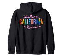 Graphique Souvenir de Planche de Surf Someone in California Loves Me Sweat à Capuche