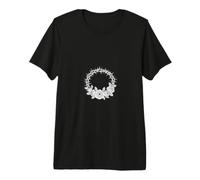 Graphique Spiritual Crown of Thorns Blooming Rose T-Shirt Haut de Gamme