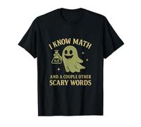 Graphique STEM Je connais Les mathématiques et Autres Mots effrayants T-Shirt