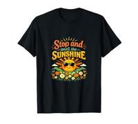 Graphique Stop and Smell The Sunshine Chill Vibes T-Shirt