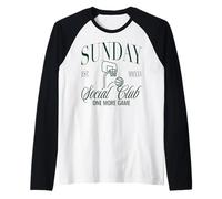 Graphique Sunday Club Pickup Basketball One More Game Manche Raglan