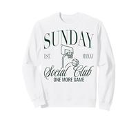 Graphique Sunday Club Pickup Basketball One More Game Sweatshirt