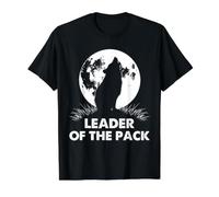 Graphique sur Le Leadership de la Famille Leader of The Pack Wolf Paw T-Shirt Graphique avec Valeur, Homme, Noir, S