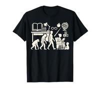 Graphique sur l'éducation à l'alphabétisation Reading Teacher Evolution T-Shirt