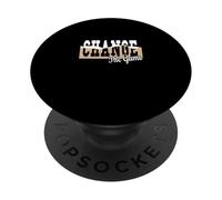 Graphique Tan Change The Game Color PopSockets PopGrip Adhésif
