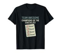 Graphique Team Awesome Champions of The Checklist T-Shirt