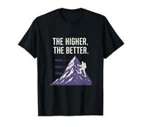 Graphique The Higher, The Better Mountain Adventure T-Shirt