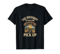 Graphique « The Highway Is Calling Pick Up Trucker » T-Shirt