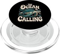 Graphique The Ocean is Calling Sea Turtle Adventure PopSockets PopGrip pour MagSafe