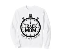 Graphique Track Mom Living Life One Heat At A Time Sweatshirt