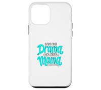 Graphique Turquoise Save The Drama Turquoise Coque pour iPhone 12 Mini