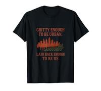 Graphique Urban Farm Skyline State Pride T-Shirt