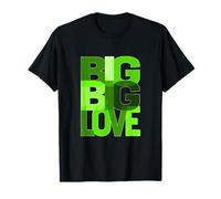 Graphique Vert Big-Big-Love T-Shirt