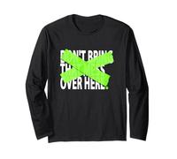 Graphique Vert Not Over Here Manche Longue