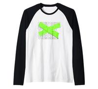 Graphique Vert Not Over Here Manche Raglan