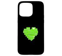Graphique Vert « Remember to Love Your Self » Coque pour iPhone 15 Pro Max