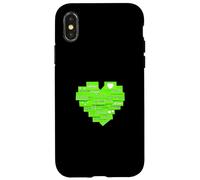 Graphique Vert « Remember to Love Your Self » Coque pour iPhone X/XS