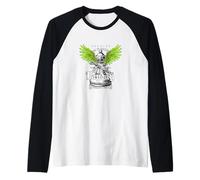 Graphique Vert sur Le Jour de paie Manche Raglan