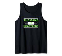 Graphique Vert « The Game is Heartless » Débardeur