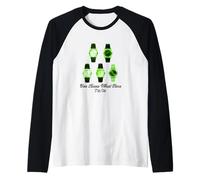 Graphique Vert « The Time I'm on » Manche Raglan