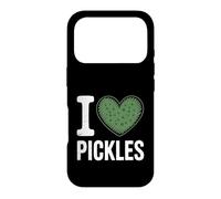 Graphique Vintage avec Inscription « I Love Pickles Saying » Coque pour iPhone 17 Pro