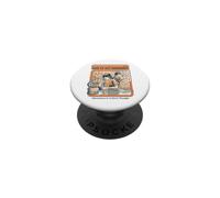 Graphique Vintage du Sarcasme Scientifique du Manque de Conscience de soi PopSockets PopGrip Adhésif