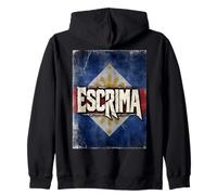 Graphique Vintage Escrima Arnis Filipino Arts Martiaux Warrior Sweat à Capuche