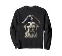 Graphique Vintage Labrador Retriever pour Amoureux des Chiens Pirates Sweatshirt