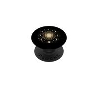 Graphique Vintage Phase de Lune Mandala Soleil céleste PopSockets PopGrip Adhésif