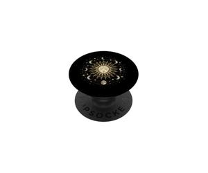 Graphique Vintage Phase de Lune Mandala Soleil céleste PopSockets PopGrip Adhésif