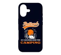 Graphique Vintage « Retired So I Can Spend More Time Camping » Coque pour iPhone 17