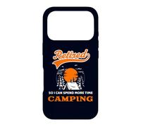 Graphique Vintage « Retired So I Can Spend More Time Camping » Coque pour iPhone 17 Pro