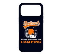 Graphique Vintage « Retired So I Can Spend More Time Camping » Coque pour iPhone 17 Pro Max